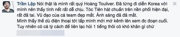 Toc Tien xin loi Tran Lap vi hat nhac quen xin phep-Hinh-3